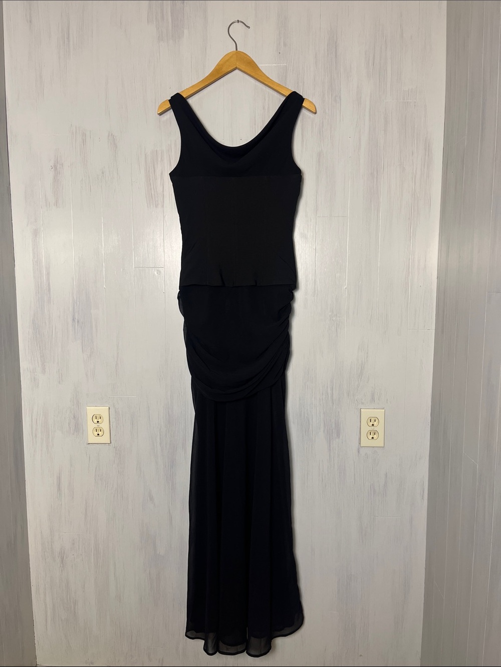 New Fashion Nova Love Language Drop Waist Maxi Dress Size XS - Picture 7 of 9